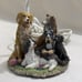 Vintage Dogs Pups Lamp Spaniel Collie Terrier Lab Retriever Boys Room Dog Lover