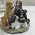 Vintage Dogs Pups Lamp Spaniel Collie Terrier Lab Retriever Boys Room Dog Lover