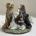 Vintage Dogs Pups Lamp Spaniel Collie Terrier Lab Retriever Boys Room Dog Lover