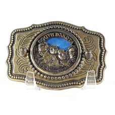 Mount Rushmore National Memorial Belt Buckle South Dakota Vintage Buckle 1980s