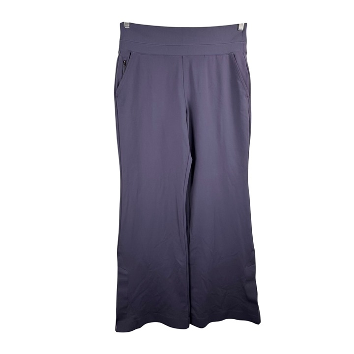 Athleta Venice Flare Pant high waist athleisure Nightfall Purple sz L