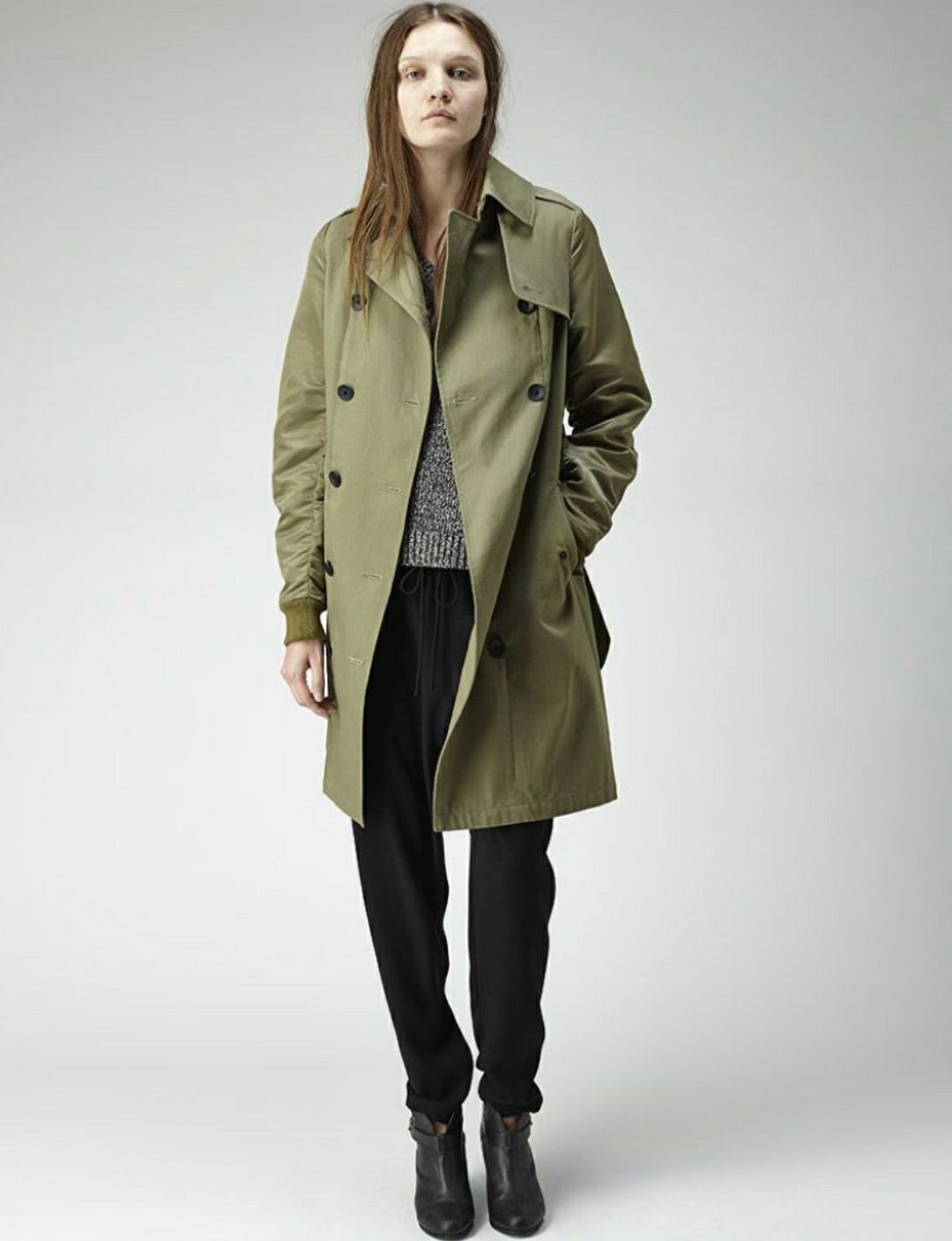 military style trench coat womens