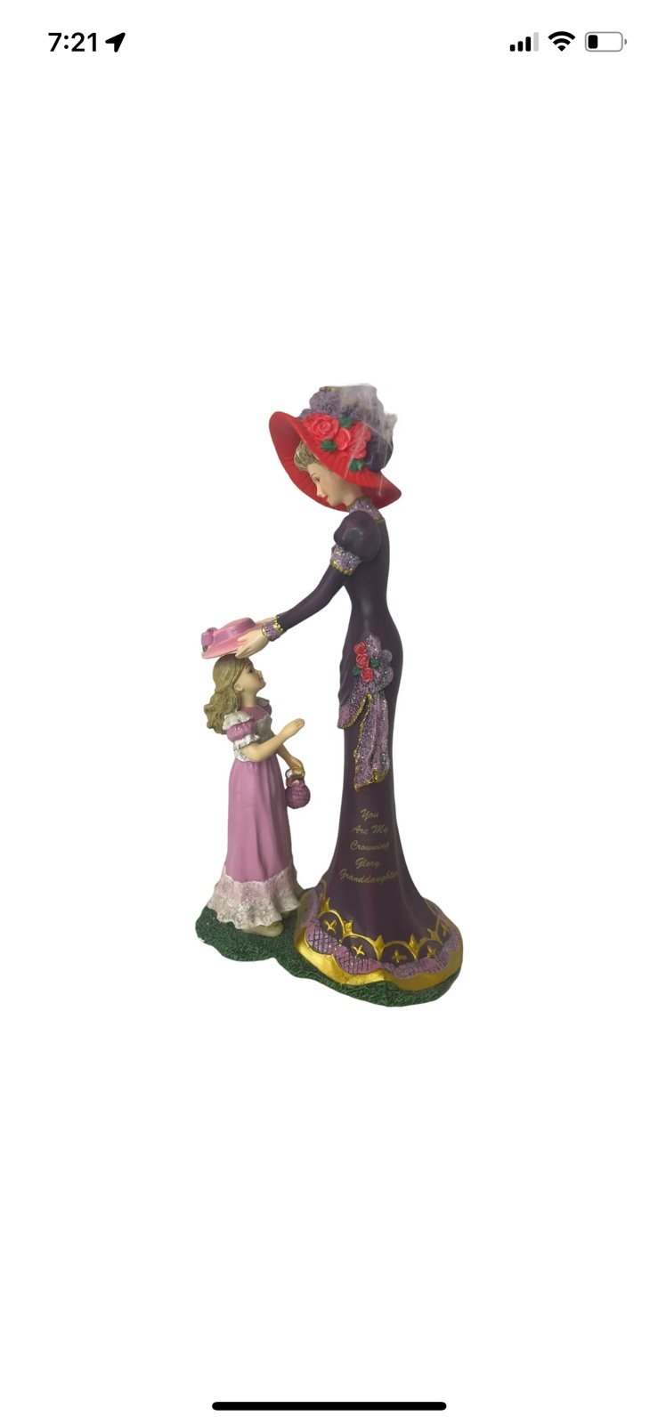 Thomas Kinkade A Grandmother's Love Collection Figurine Last A Lifetime - 0157A