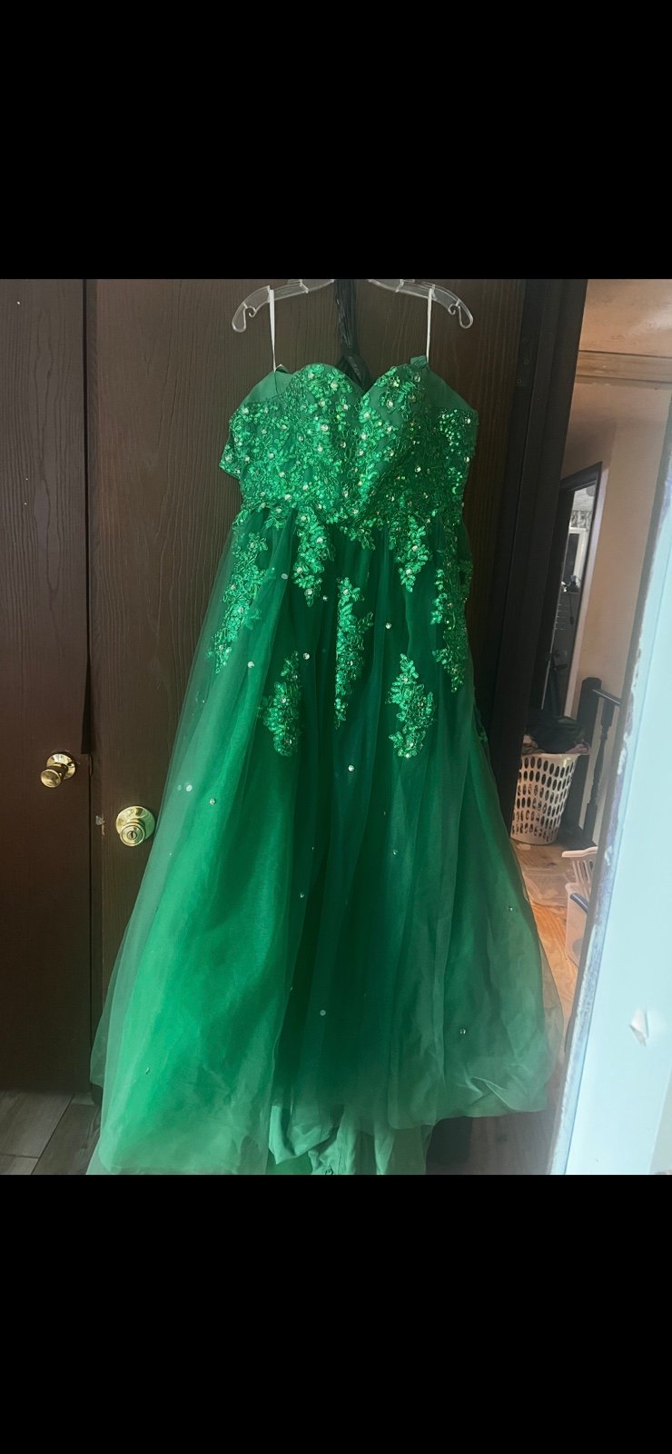 Green prom dress