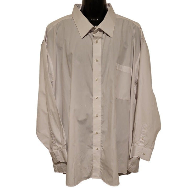 Marquis Men's Button Up Big & Tall Size Dress Shirt (Size 22 36/37)