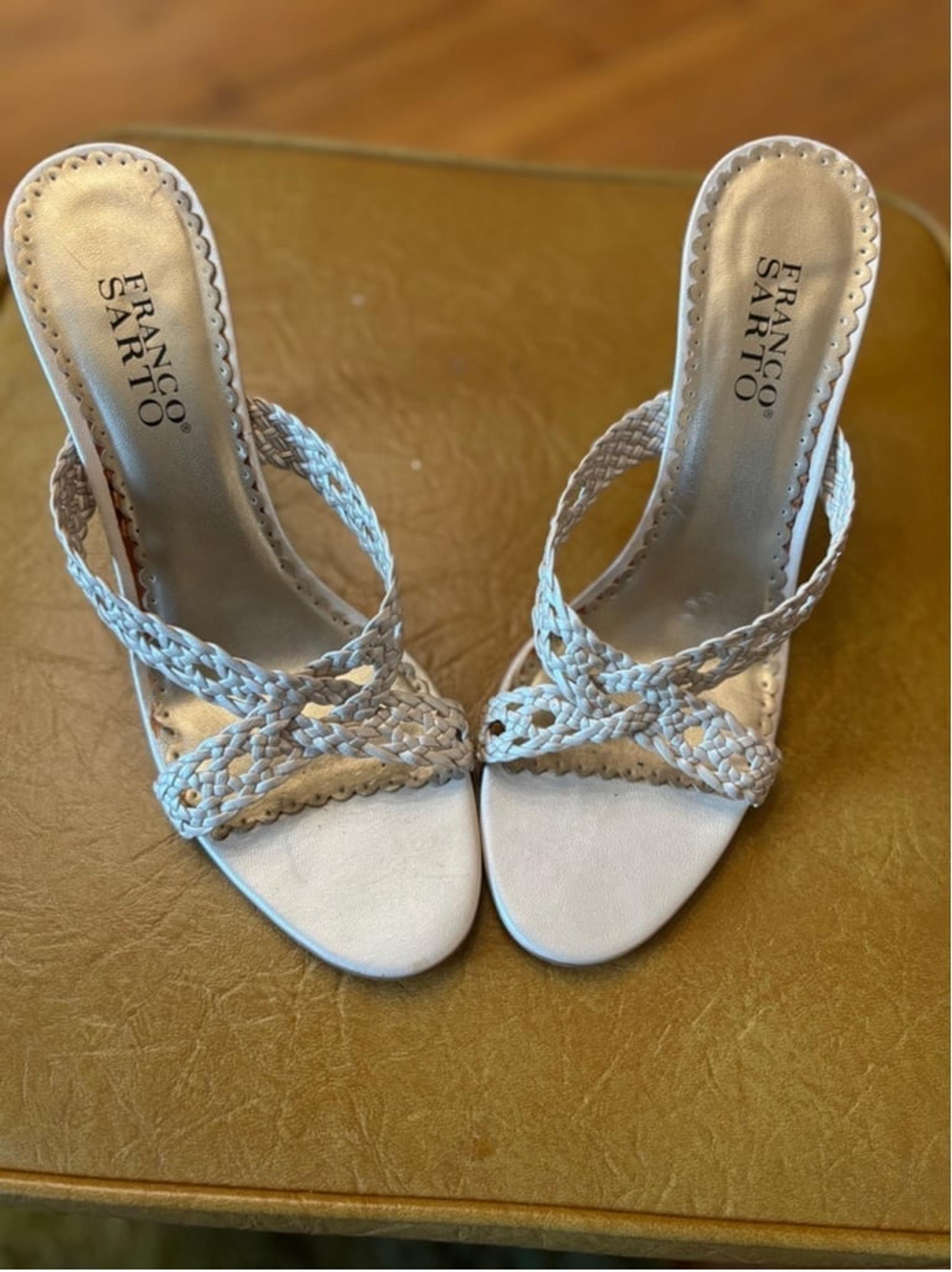 Franco Sarto Women's Heels, White, Size 8.4 M