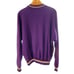 Vintage Los Angeles LAKERS 90s Pullover Sweater Size LARGE Purple Retro