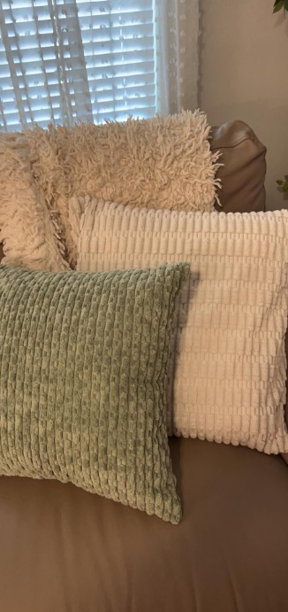 Fancy Homi 4 Packs Neutral Decorative Throw Pillow Covers 18x18 Inch for Living