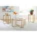Milloton - Gold - Occasional Table Set (Set of 3)