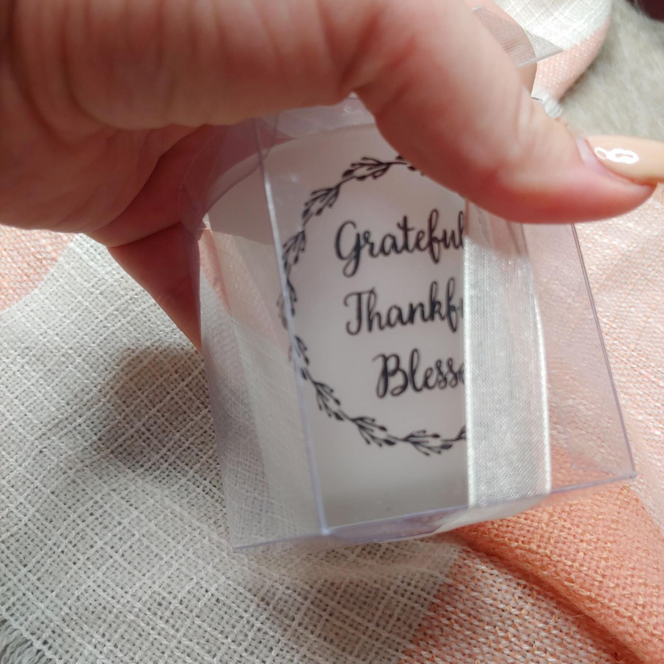 Grateful thankful blessed shot glass