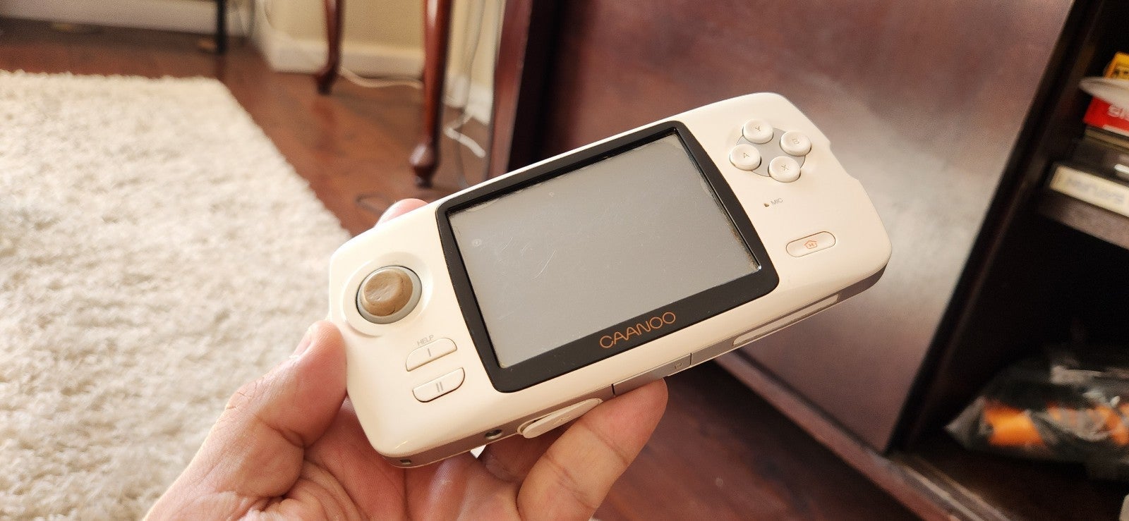Gph Caanoo mini game console with charger ,box , wifi dongle