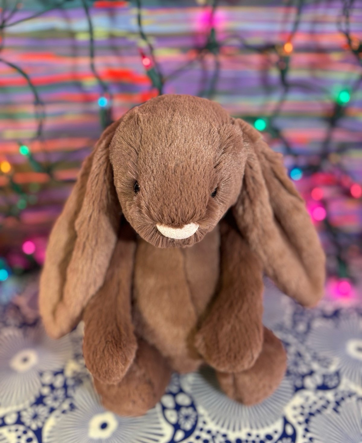 NWT Jellycat Medium Fudge Bunny! Retired! Chocolate Charmer! Fast Shipping!