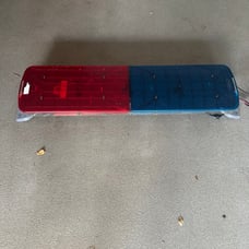 Federal Legend 45” blue/ red light bar good condition