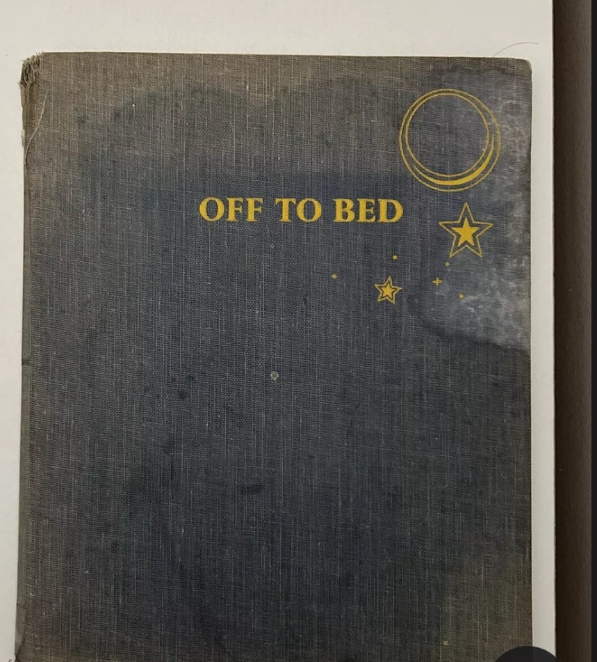 RARE 1st Print: OFF TO BED~Maud Miska Petersham~1954~7 STORIES FOR WIDE-AWAKES