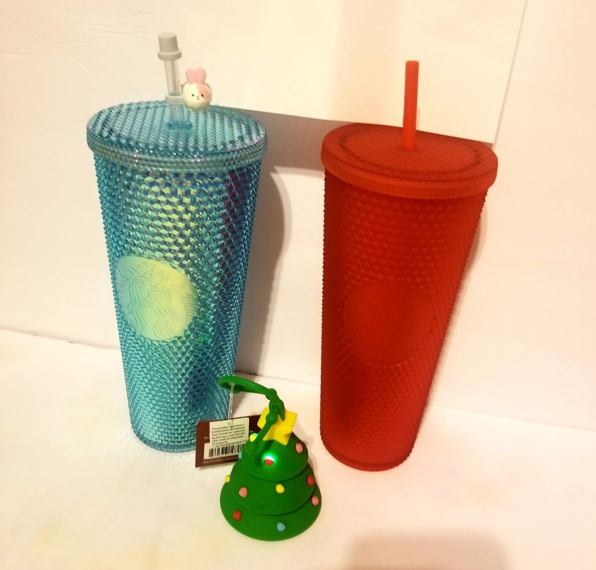 Starbucks china blue,red tumblers 2