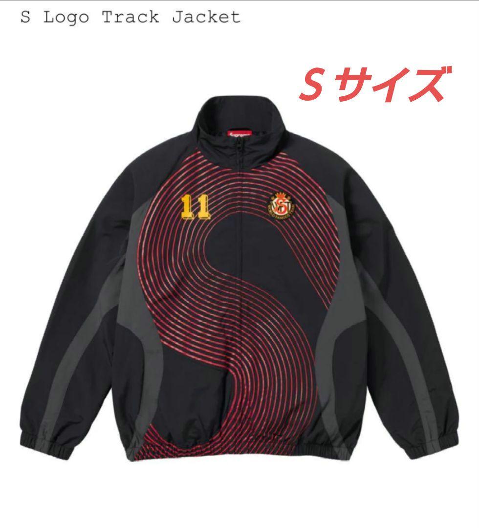 Supreme S Logo Track Jacket Black/Red Size S