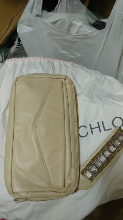 See by chloe embellished jeweled clutch