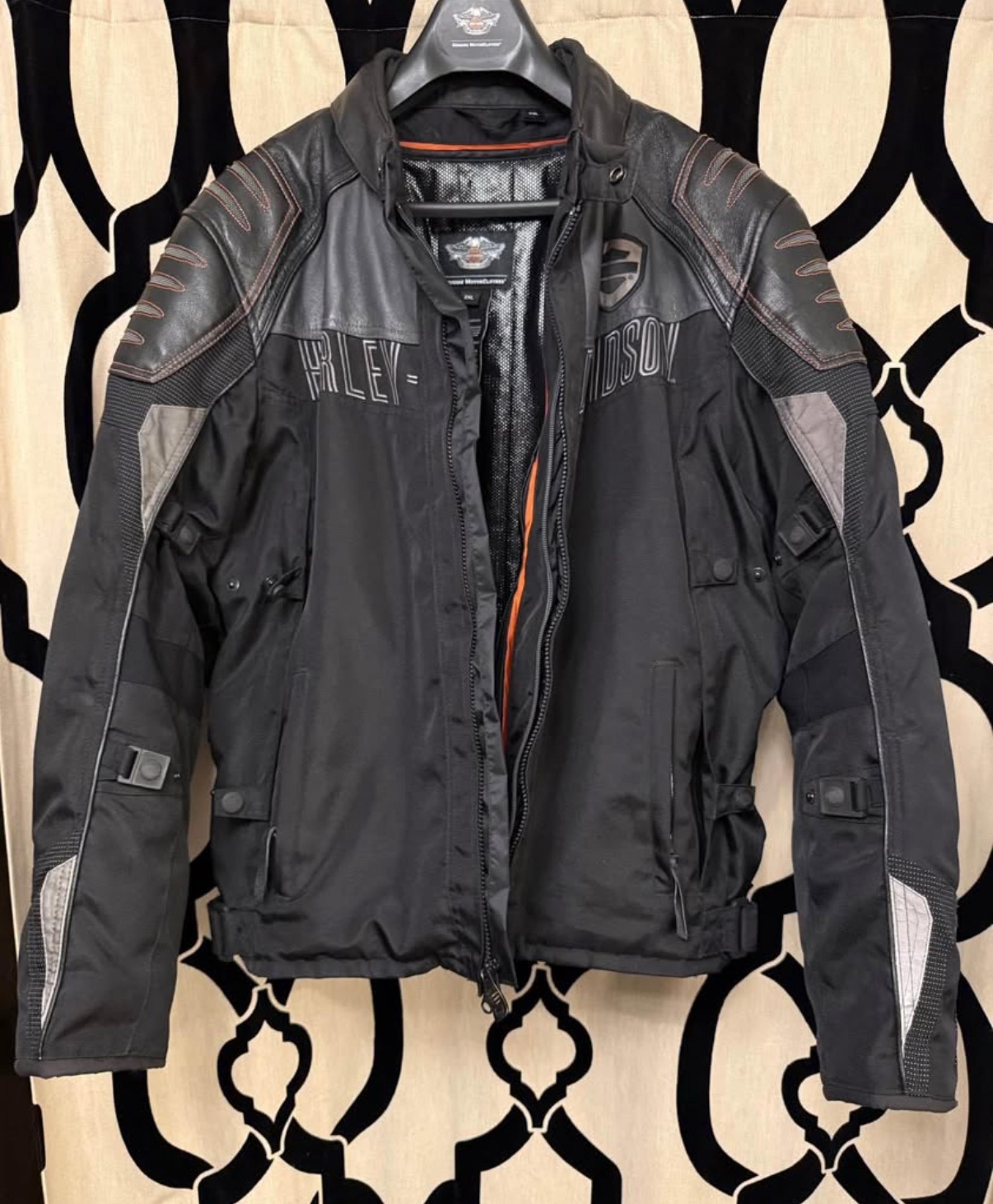 Harley-Davidson Men's Triple Vent System Drexel Functional Motorcycle Jacket