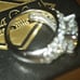 HSN Victoria Wieck Round Absolute Solitaire w/accents 925 Sterling Ring