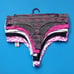 S XOXO Purple Kisses Cotton Thong 5pk