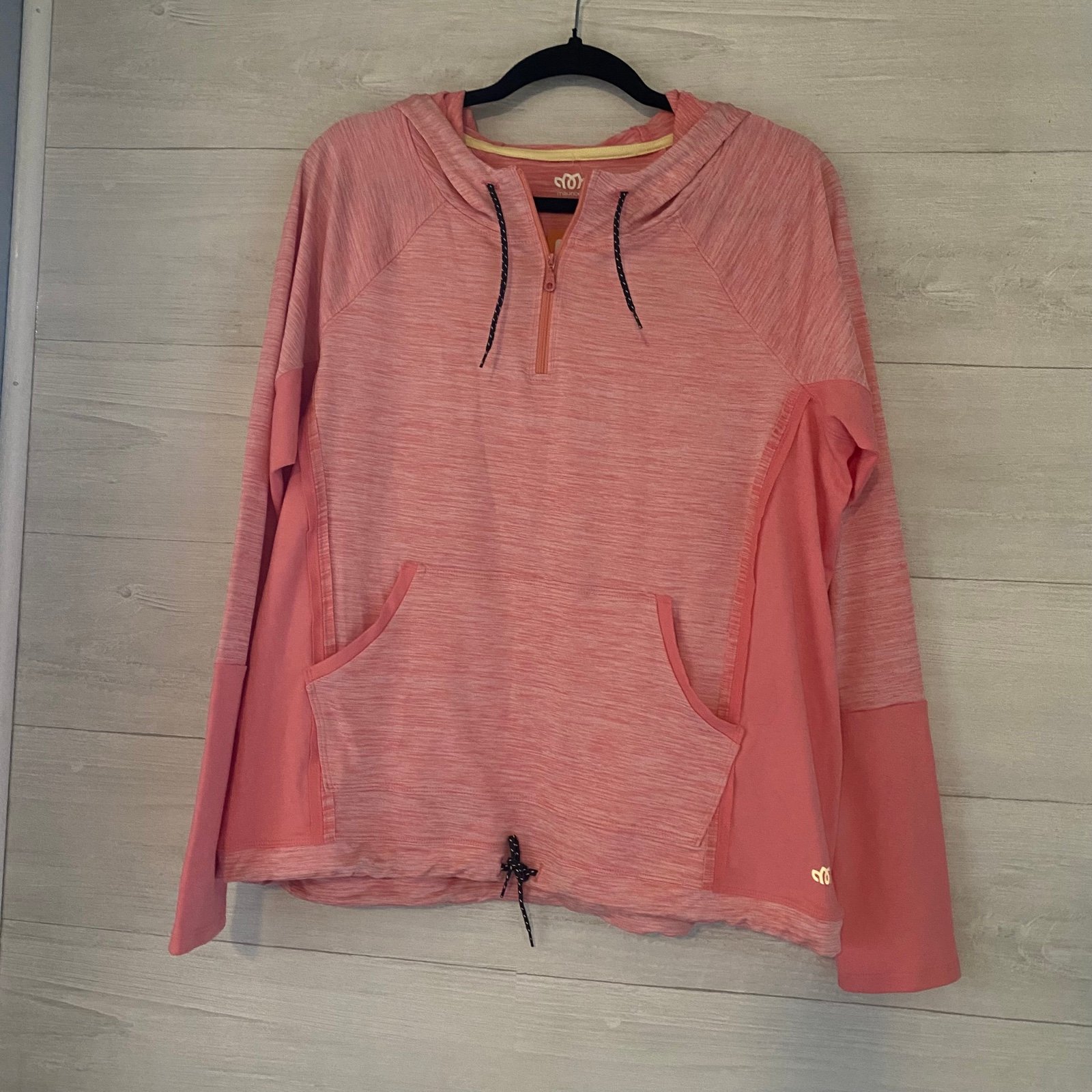 Maurices Women's In Motion Hoodie 1/4 Zip Pullover Pockets Long Sleeve XL
