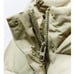 Zara washed effect puffer anorak. Taupe Brown. Size Small