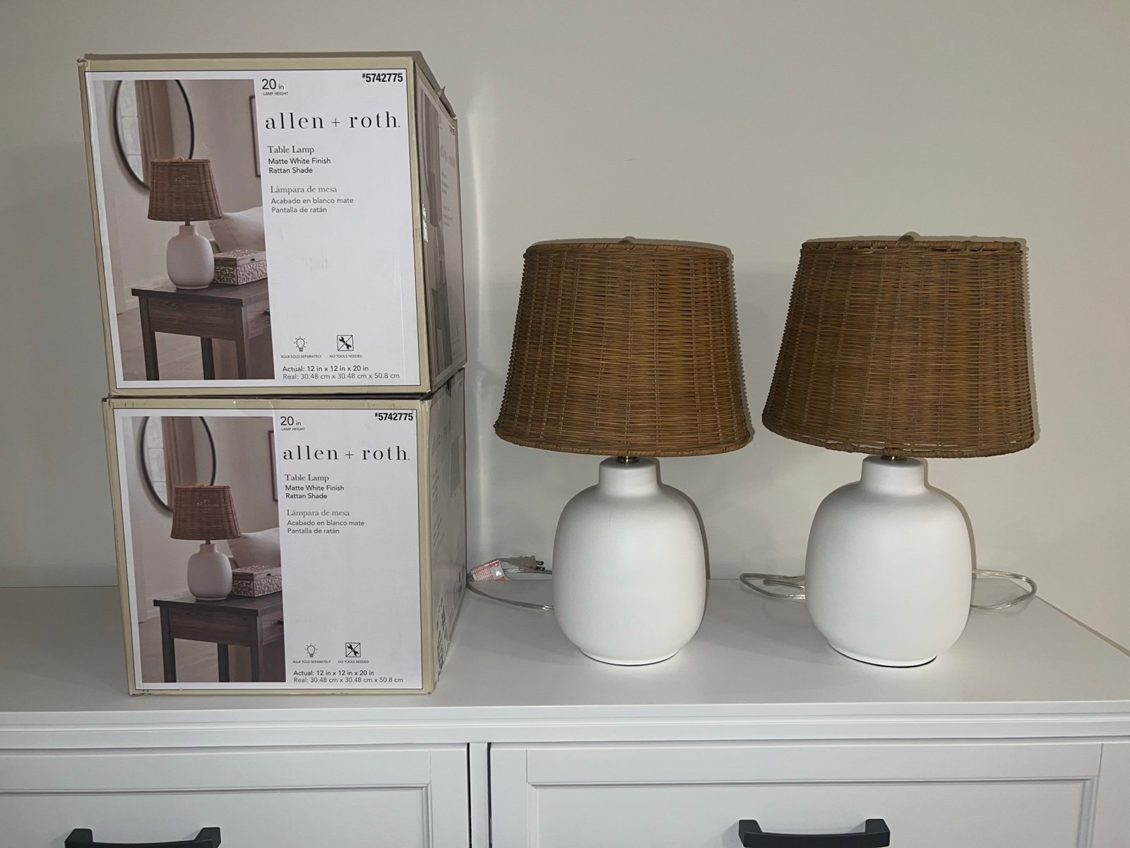 Set of 2 Lamps