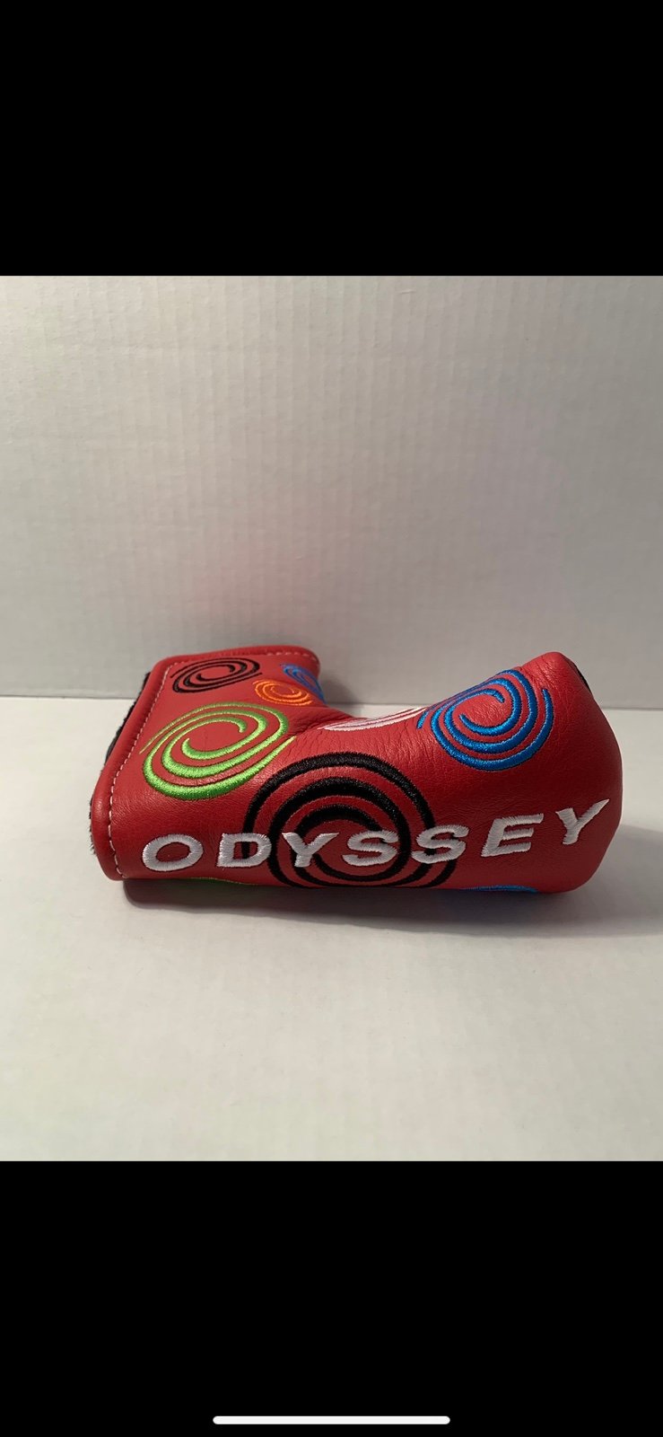 New Odyssey Tour Swirl Red Blade Putter Golf Head cover