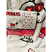 Snoopy super soft 50 by 70s plush throw valentines bundle/lot two kitchen towels