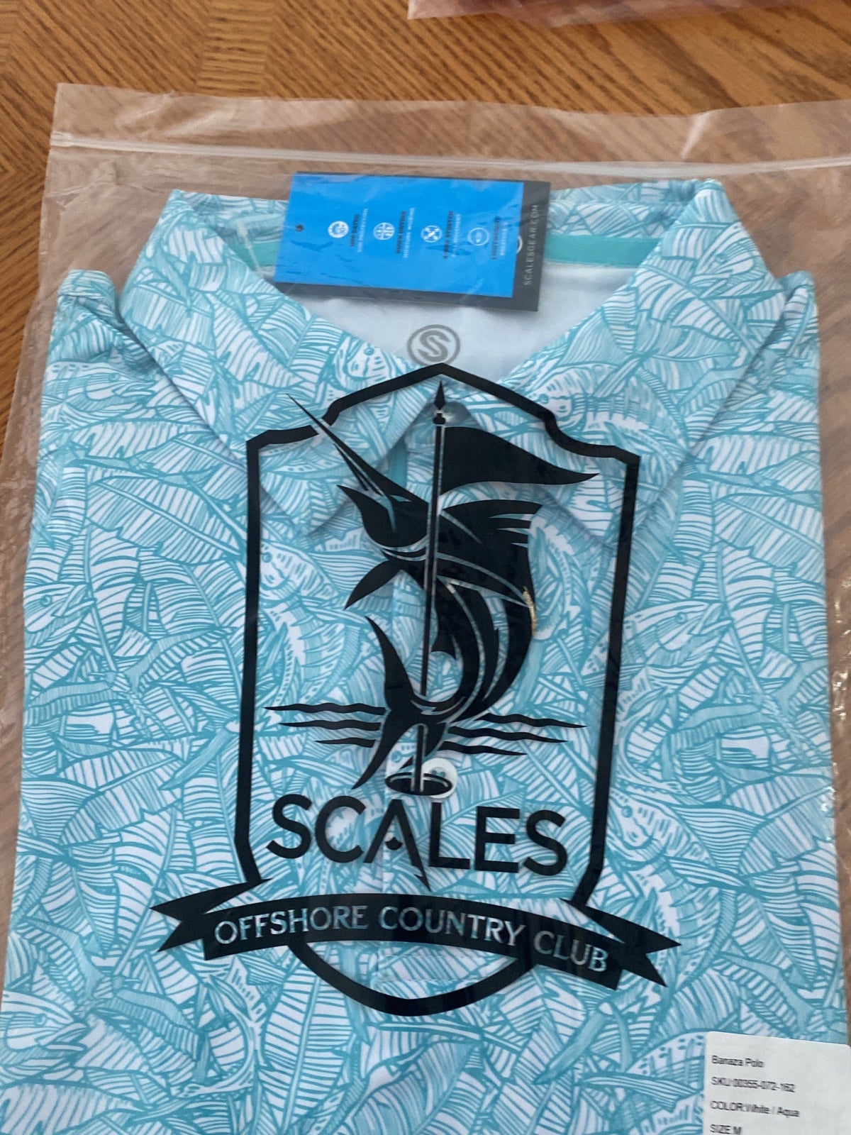 Scales Offshore Country Club Polo Golf Shirt