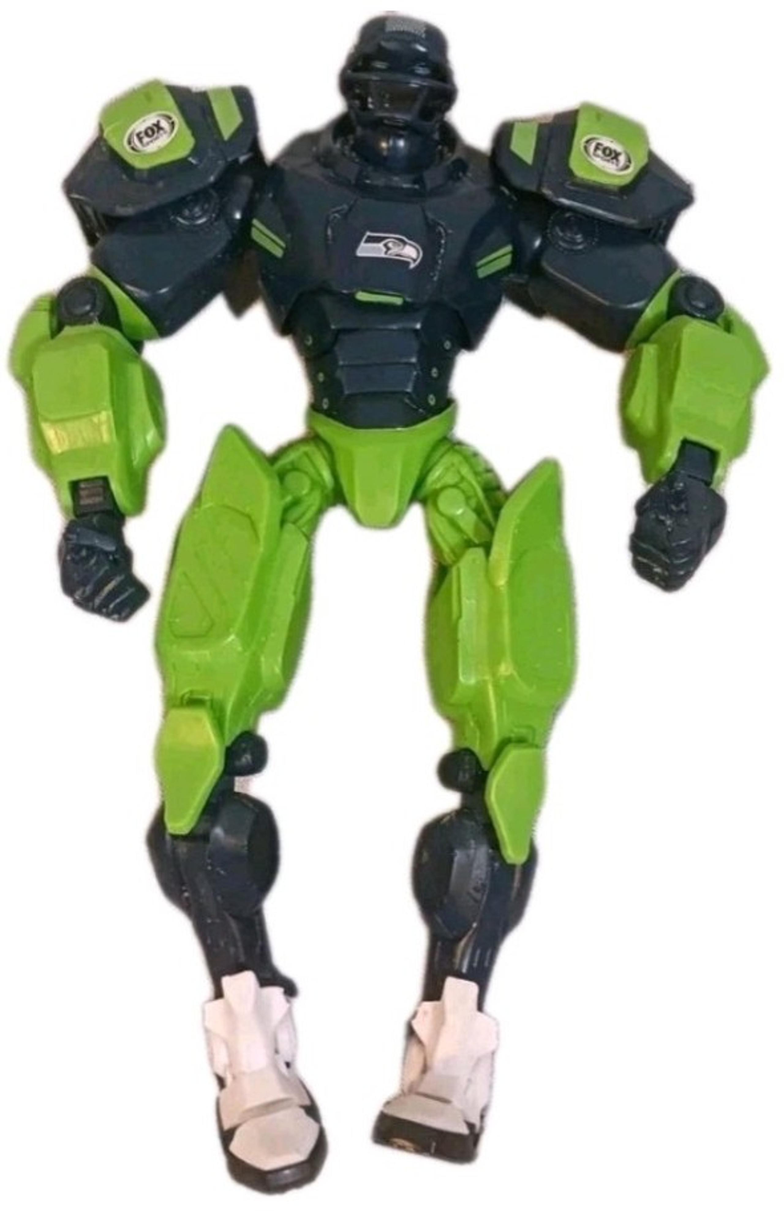 Seattle Seahawks NFL Fox Sports 10" Robot Team Cleatus Action Figure Posable