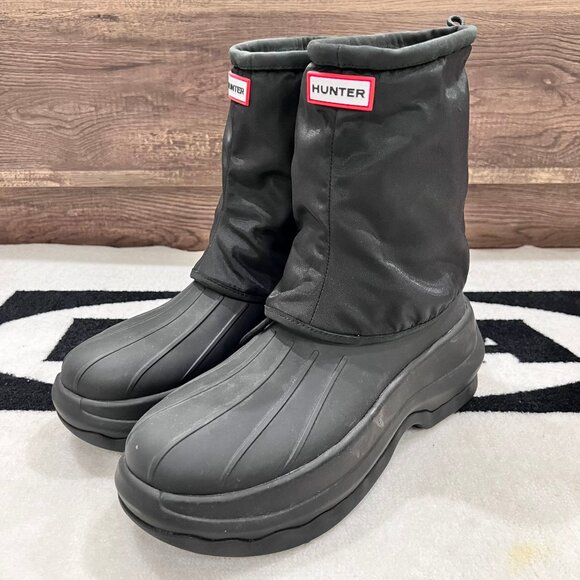 Kenzo Paris X Hunter Utilitarian Ankle Rain Duck Boots - Removable Top