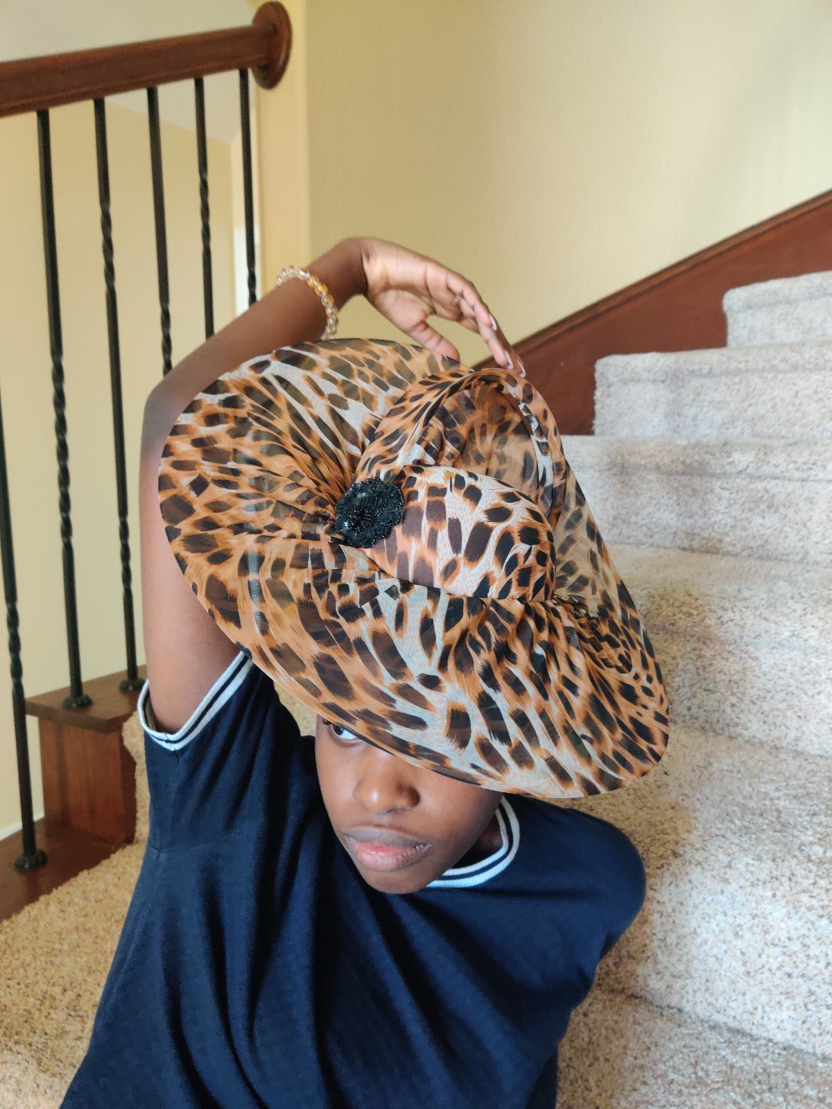Vtg Runway Hat Styled By Carmen