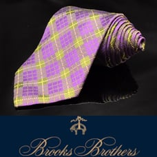 BROOKS BROTHERS Purple Multi Color Plaid