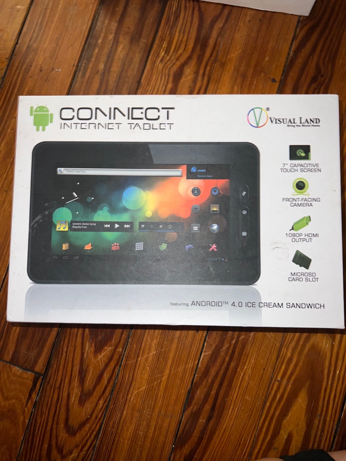 Android 4.0 Ice cream sandwich tablet