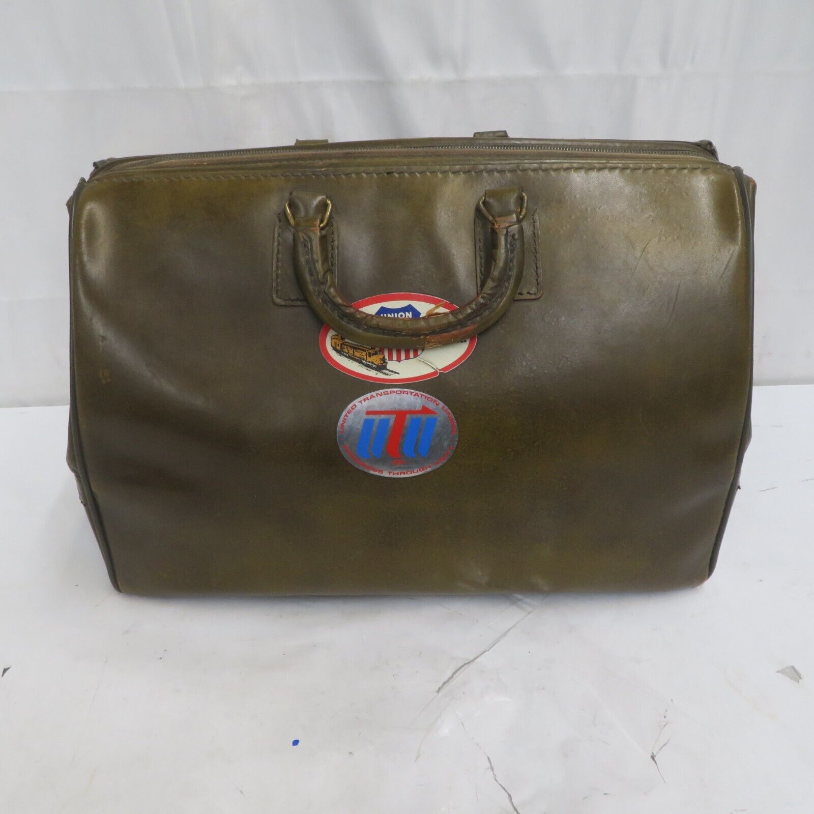 Vintage Mutual Top Grain Cowhide Brown Leather Doctors Bag