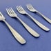 Vintage WMF Cromargan GERMANY Salad Desert Fork Stainless Flatware Set of 4