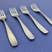 Vintage WMF Cromargan GERMANY Salad Desert Fork Stainless Flatware Set of 4
