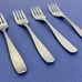 Vintage WMF Cromargan GERMANY Salad Desert Fork Stainless Flatware Set of 4