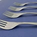 Vintage WMF Cromargan GERMANY Salad Desert Fork Stainless Flatware Set of 4
