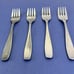 Vintage WMF Cromargan GERMANY Salad Desert Fork Stainless Flatware Set of 4