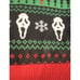 Scream Ghost Face Icon Of Halloween Christmas Ugly Knit Sweater HTF Medium
