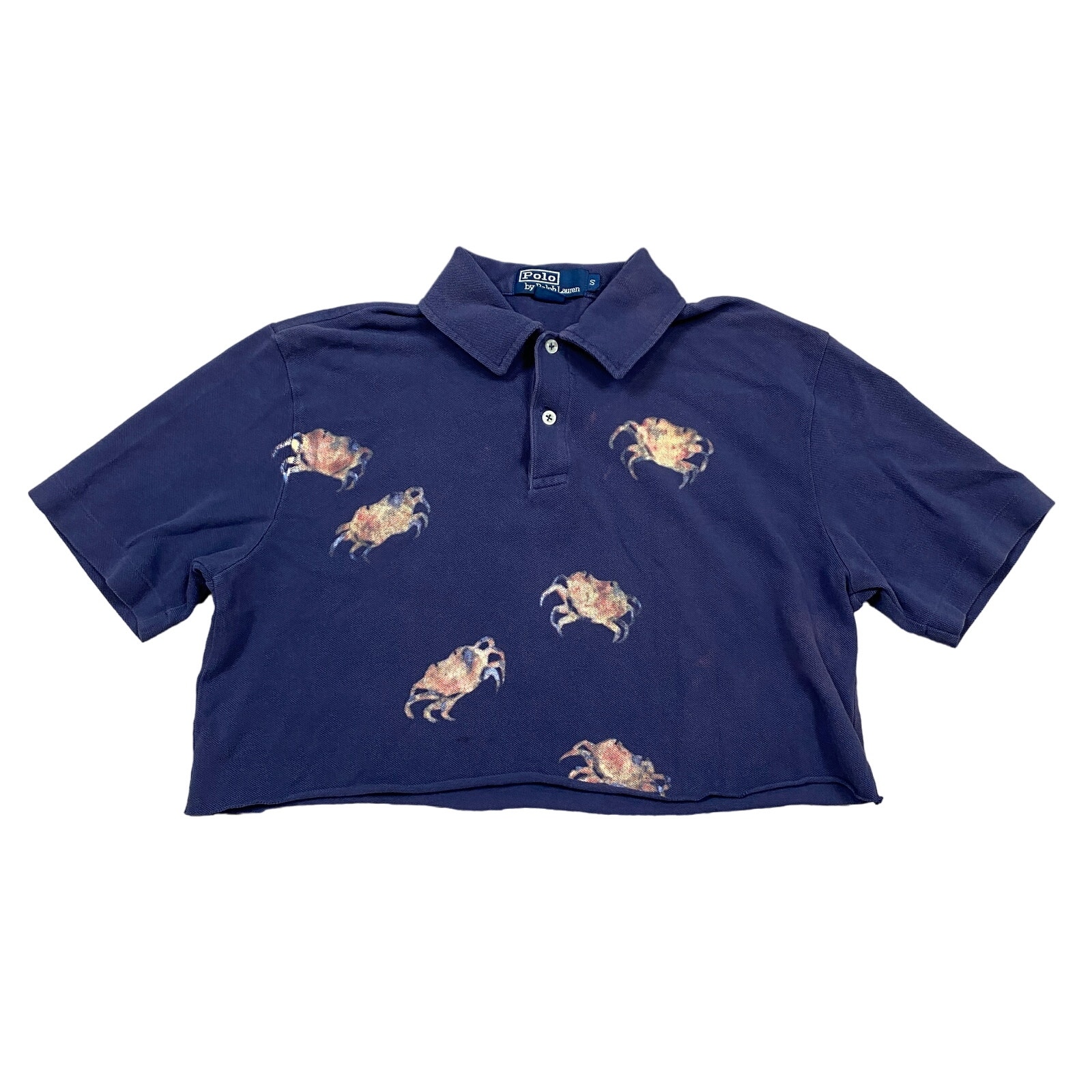 Vintage Y2K Polo Ralph Lauren 67 Cropped Crab Polo Women's S
