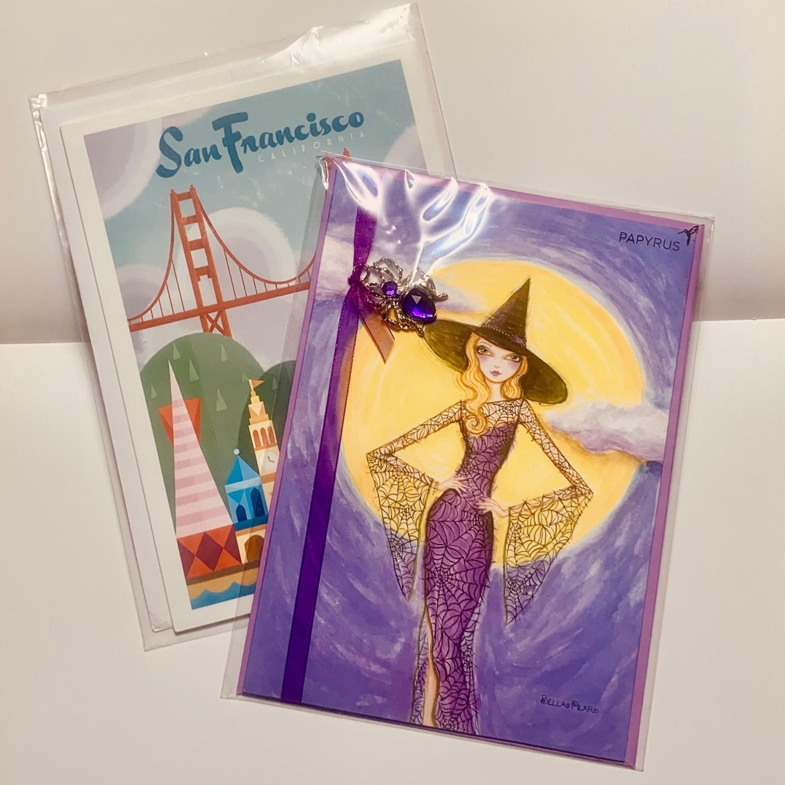 New Halloween & Blank Greeting Cards Set