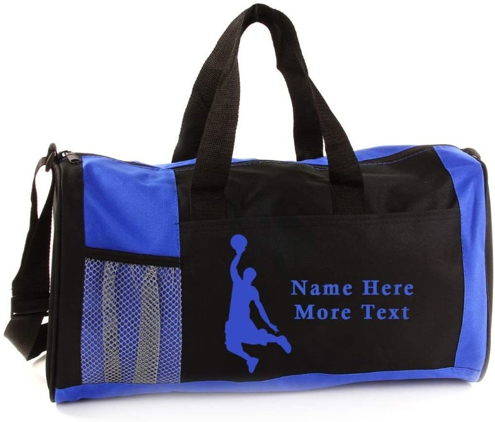 18 Inch Sport Duffel Travelling Football Bags with Custom Name