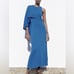 NWT Zara Woman LIMITED EDITION Knit Cape Dress Bloggers Fav Blue Size S Small