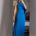 NWT Zara Woman LIMITED EDITION Knit Cape Dress Bloggers Fav Blue Size S Small