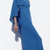 NWT Zara Woman LIMITED EDITION Knit Cape Dress Bloggers Fav Blue Size S Small