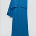 NWT Zara Woman LIMITED EDITION Knit Cape Dress Bloggers Fav Blue Size S Small