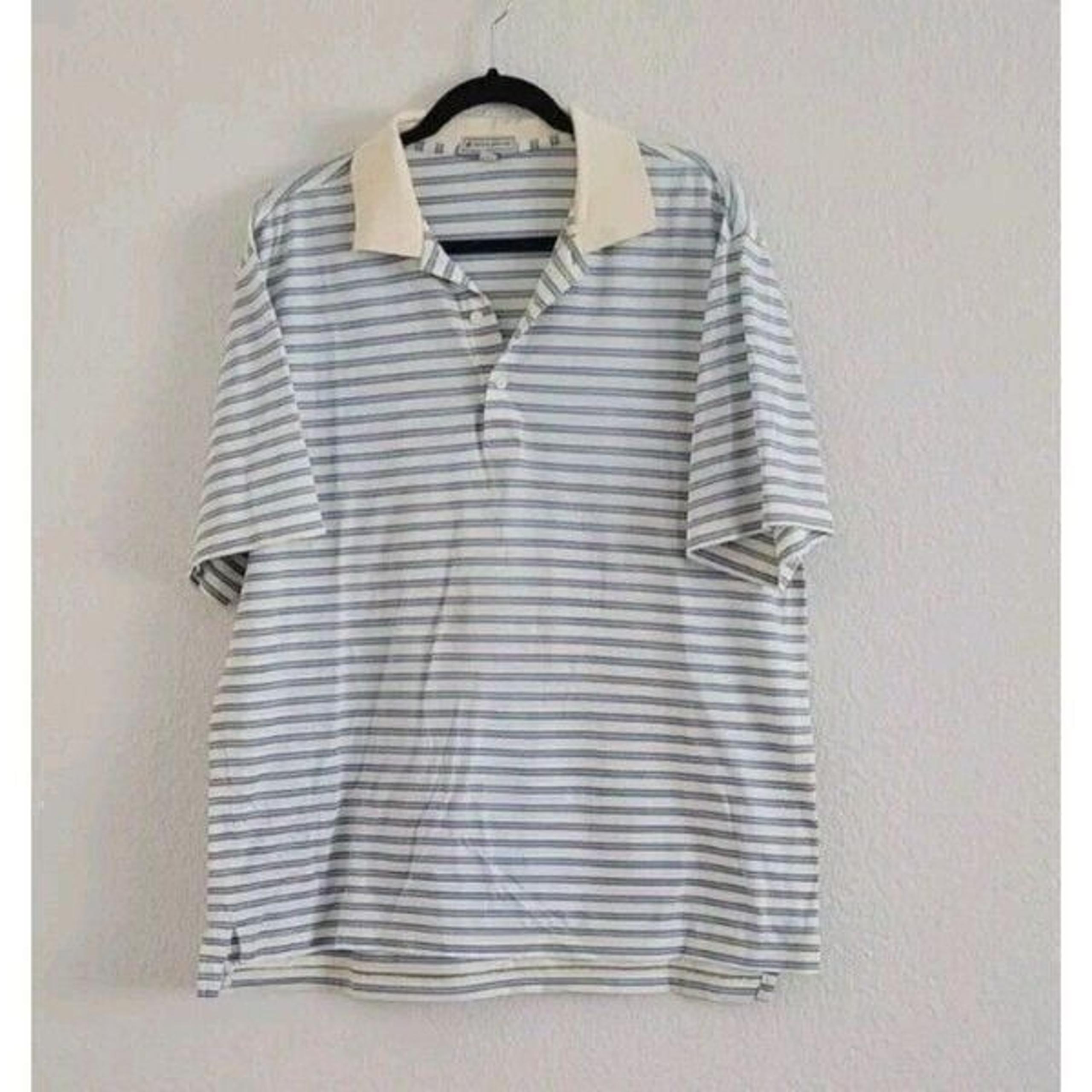 Peter Millar Polo Shirt  Striped Men's Size Medium